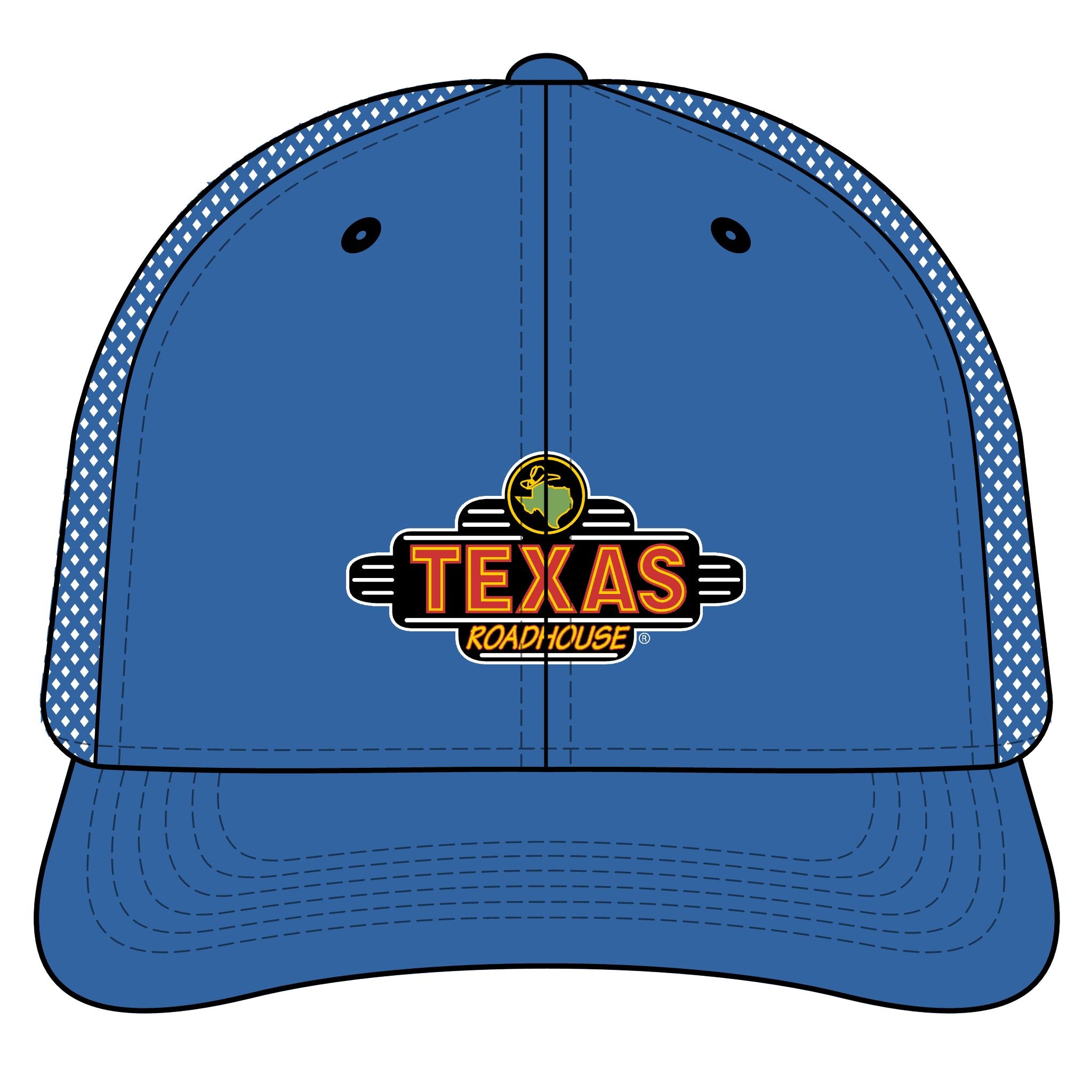 Texas Roadhouse New Era Standard Fit Snapback Mesh Back Trucker Cap