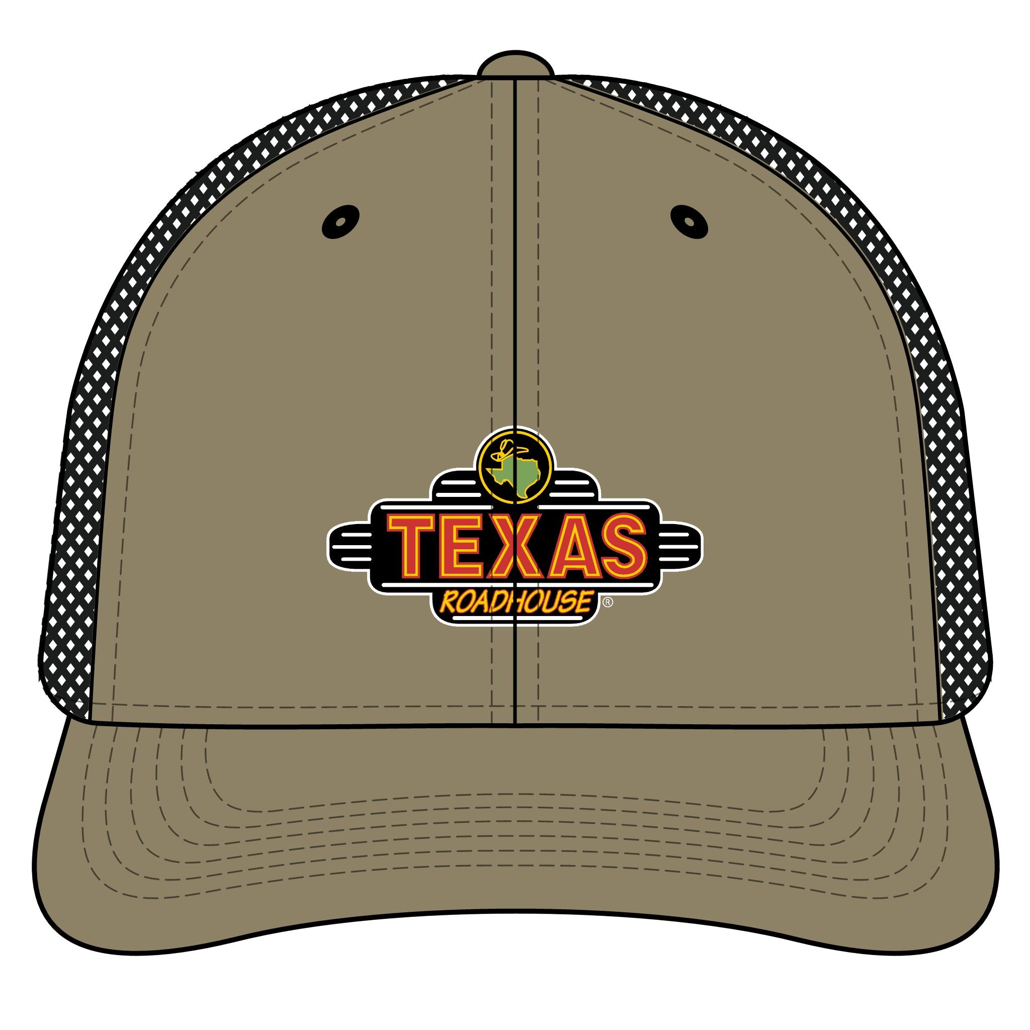 Texas Roadhouse New Era Standard Fit Snapback Mesh Back Trucker Cap