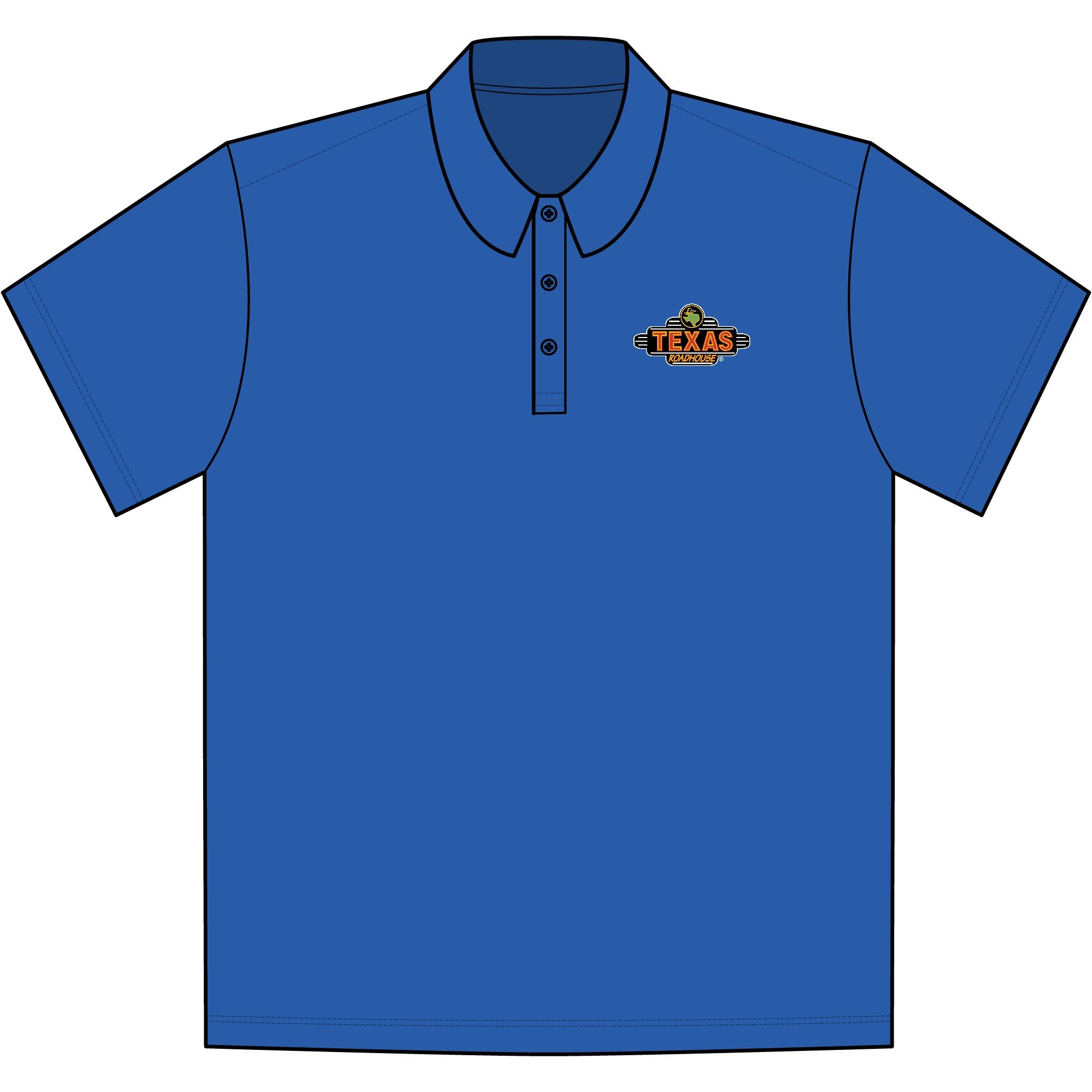 Texas Roadhouse Men's Port Authority Tall Wearever Performance Pique Polo