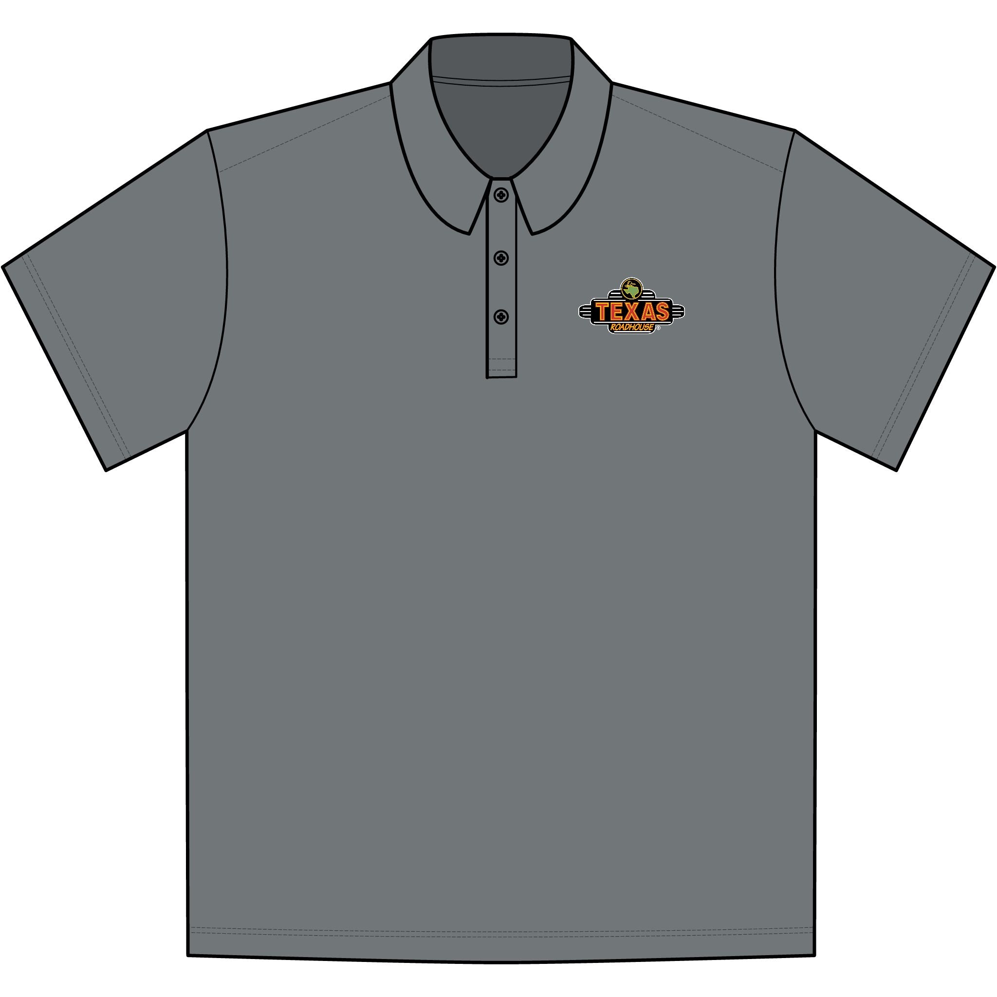 Texas Roadhouse Men's Port Authority Tall Wearever Performance Pique Polo
