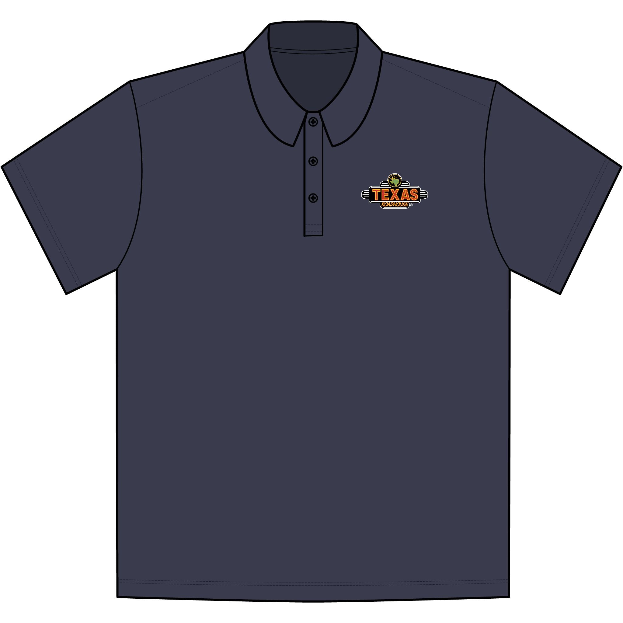 Texas Roadhouse Men's Port Authority Tall Wearever Performance Pique Polo