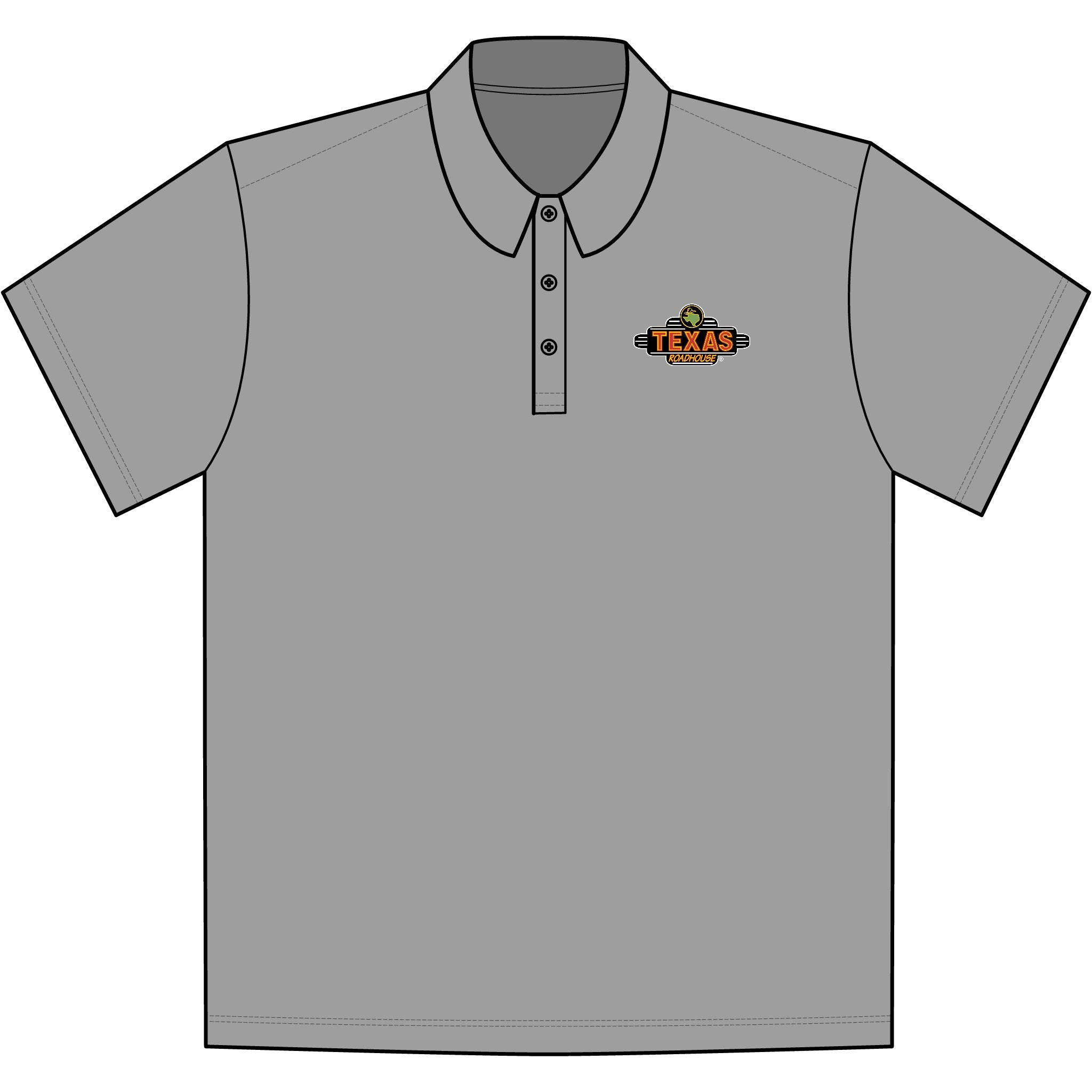 Texas Roadhouse Men's Port Authority Tall Wearever Performance Pique Polo