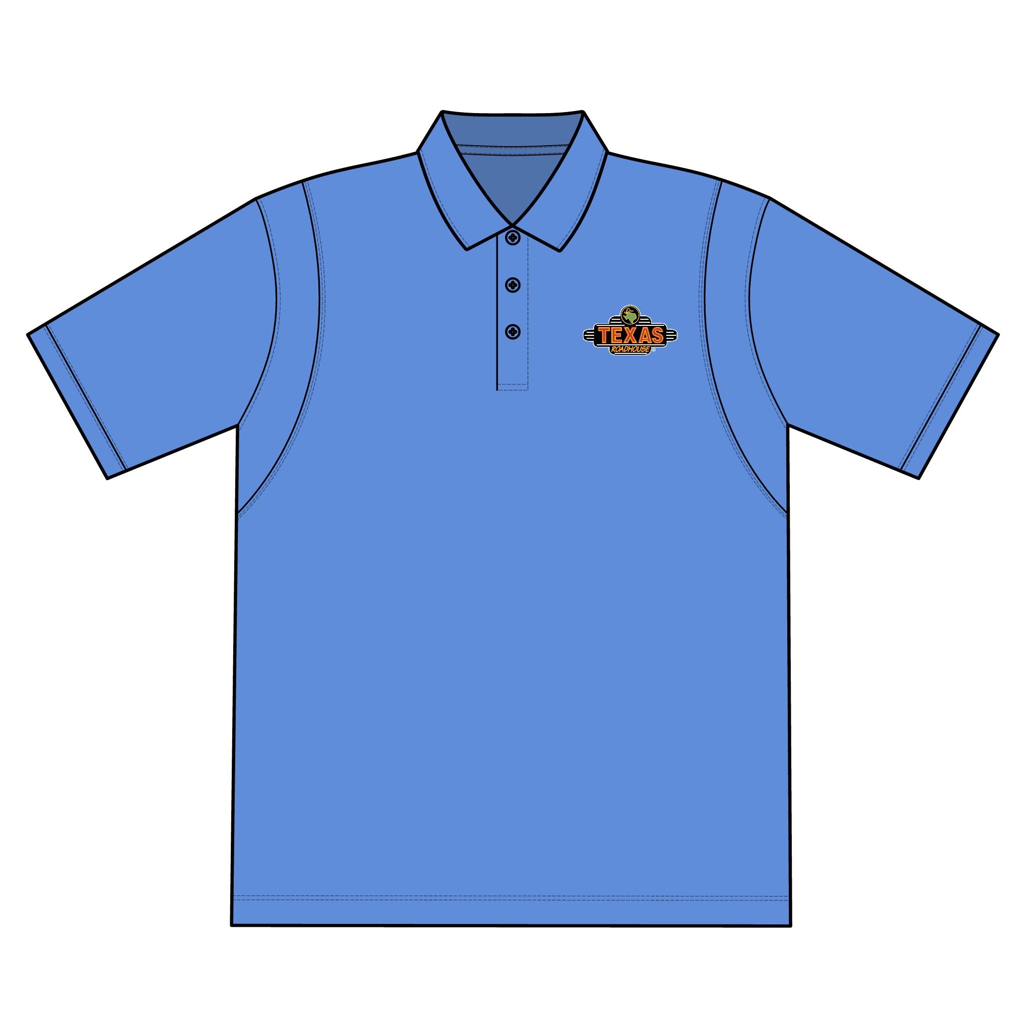 Texas Roadhouse SportTek TALL  Micropique Sport-Wick Polo