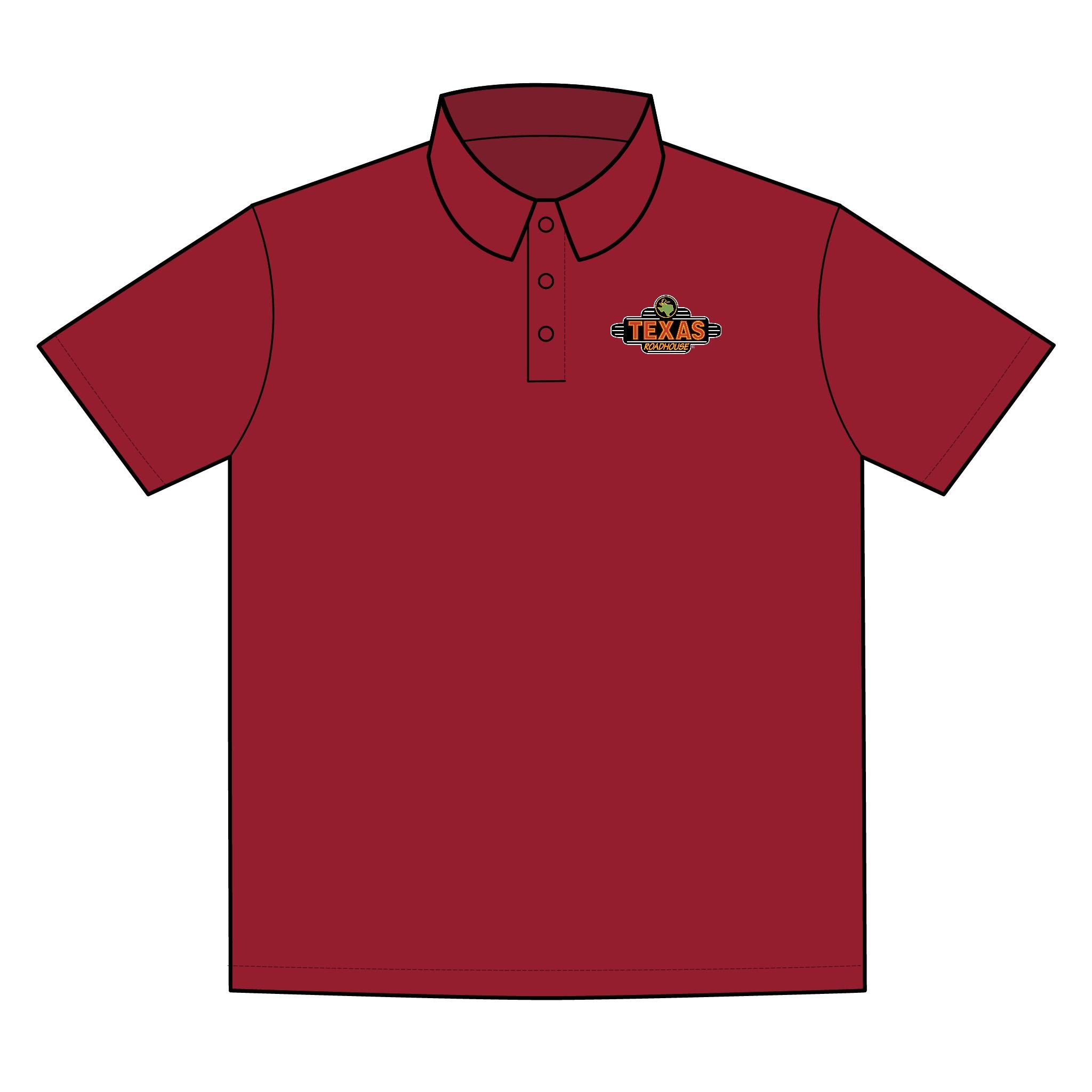 Texas Roadhouse SportTek PosiCharge Competitor™ Polo