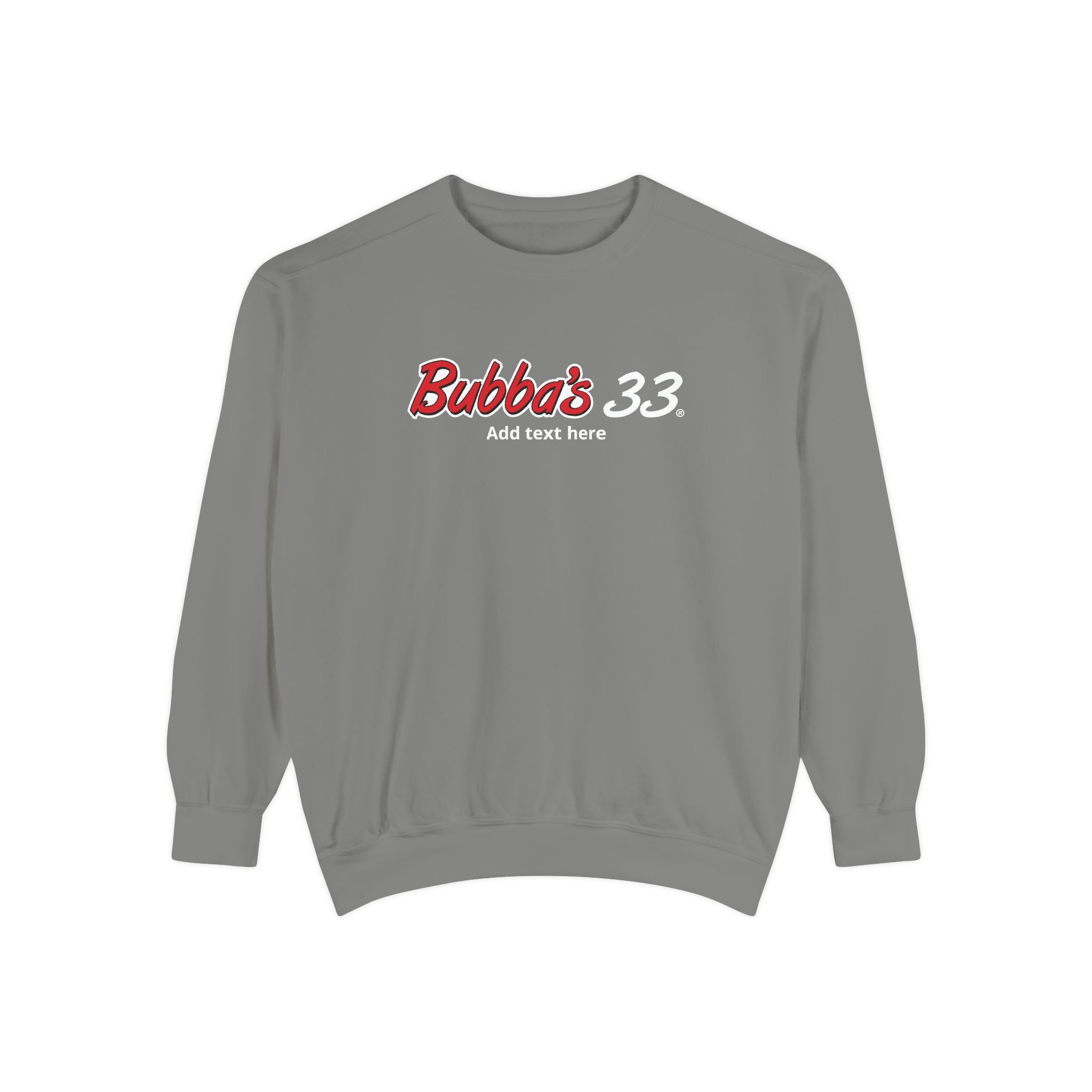 Bubba's 33 Comfort Colors Unisex Garment-Dyed Crewneck Sweatshirt
