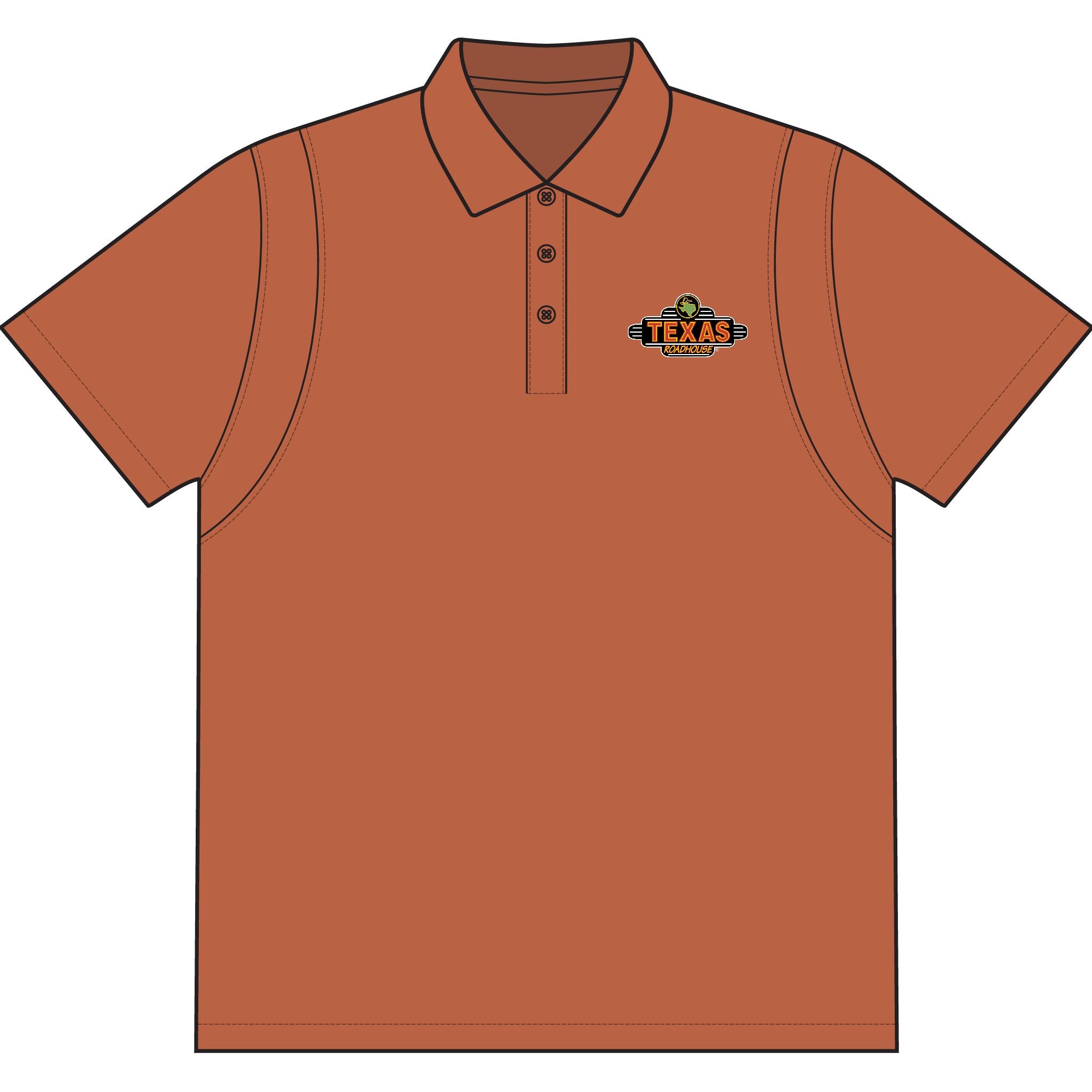 Texas Roadhouse SportTek Micropique Sport-Wick Polo