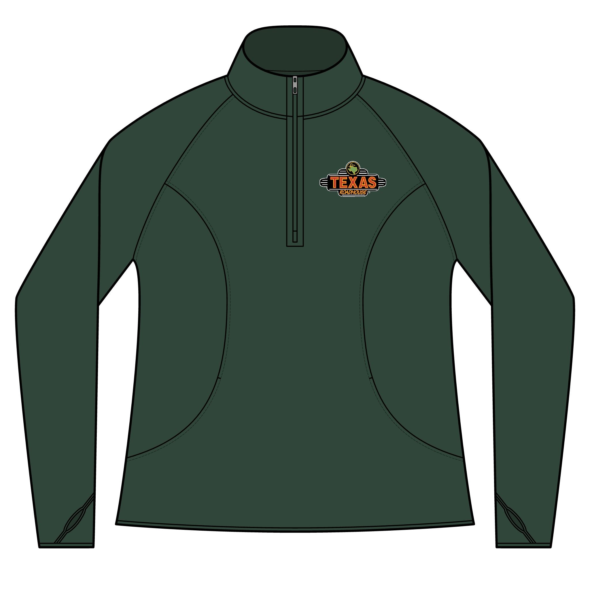 Texas Roadhouse Women's Sport-Tek Sport-Wick Stretch 1/4-Zip Pullover