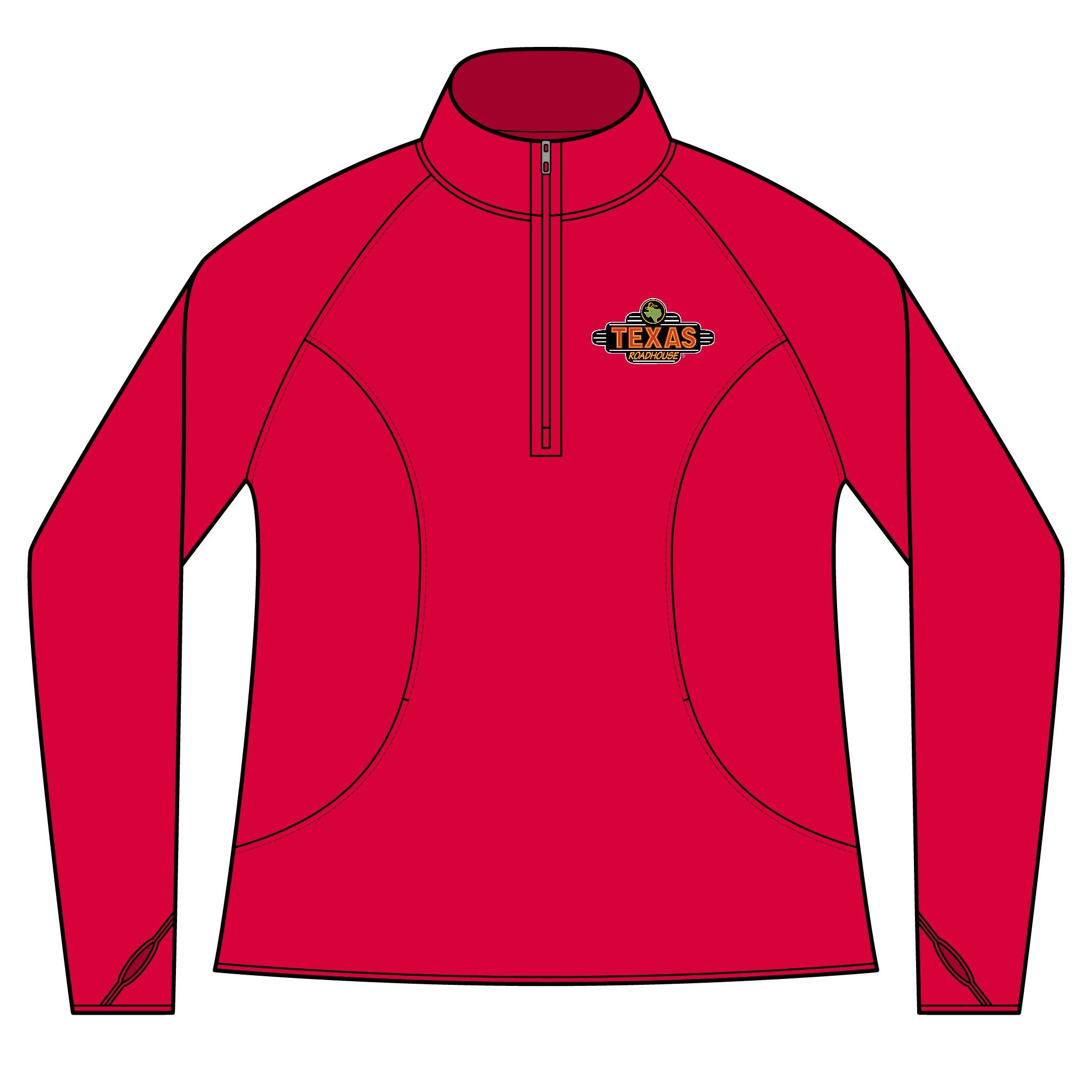 Texas Roadhouse Women's Sport-Tek Sport-Wick Stretch 1/4-Zip Pullover