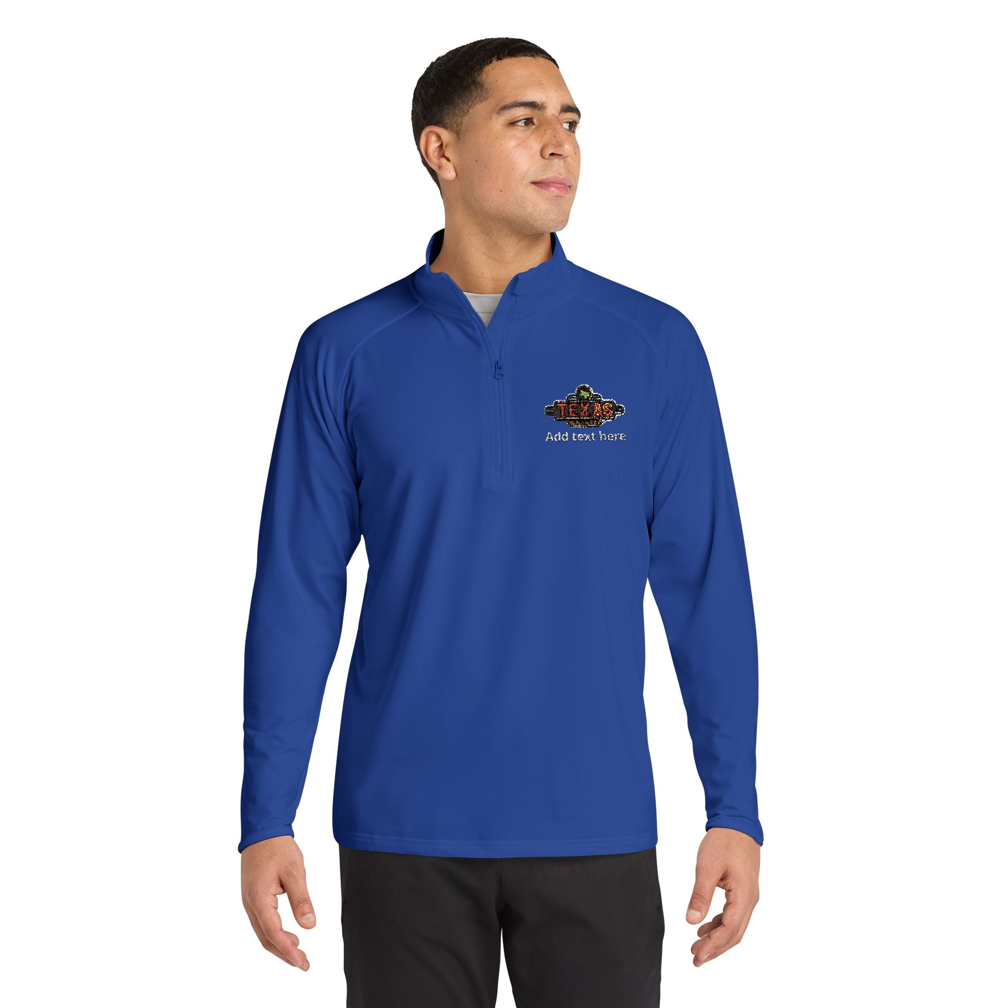 Texas Roadhouse Men's Sport-Tek Sport-Wick Stretch 1/4-Zip Pullover