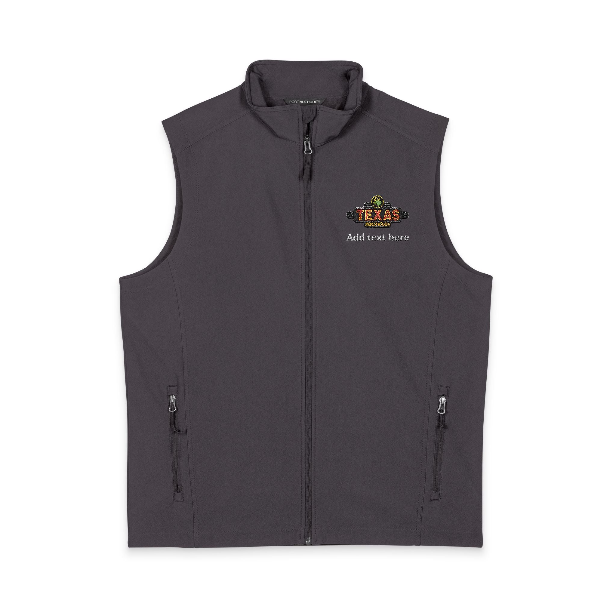 Texas Roadhouse Men's Black Soft Shell Vest