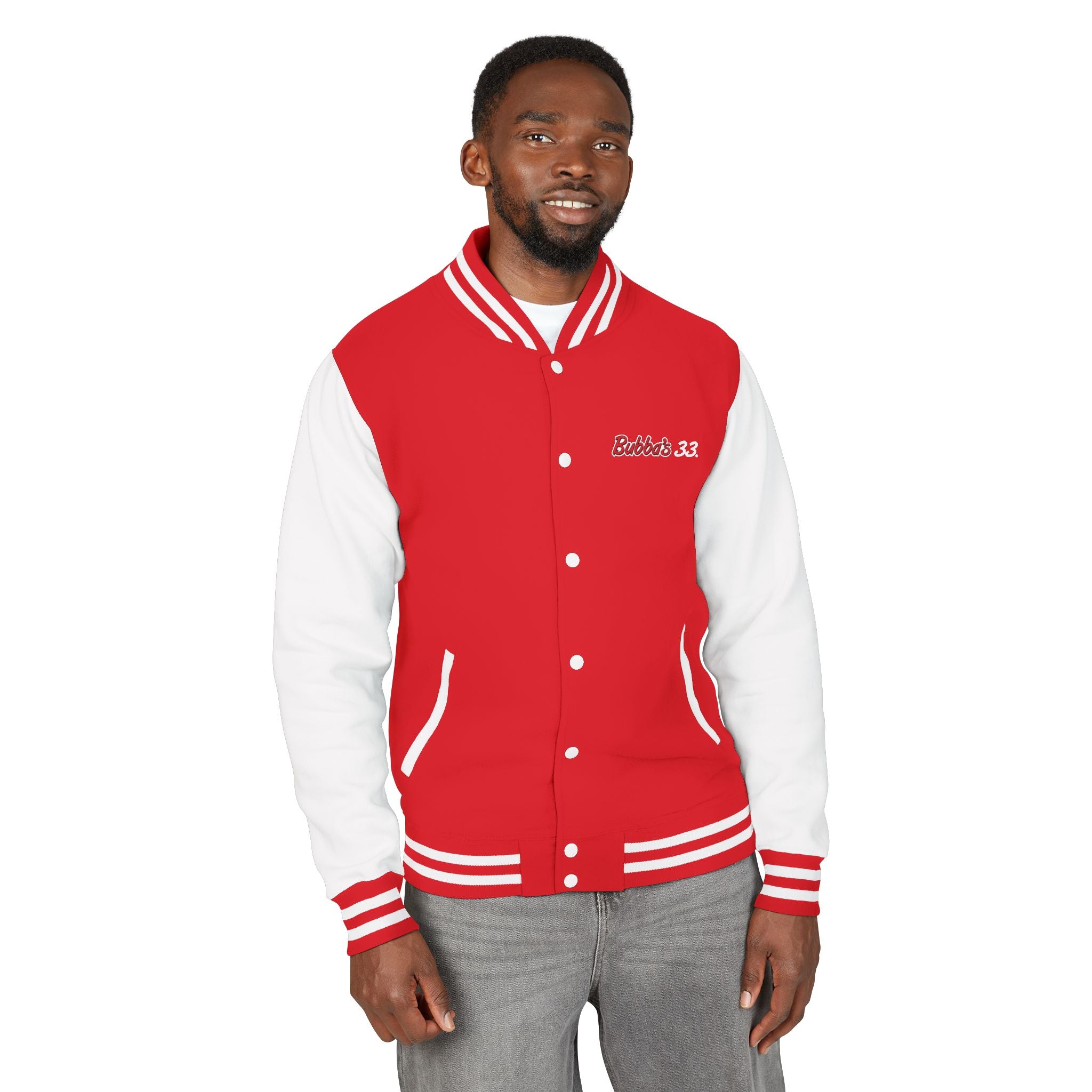 Bubba's 33 Unisex Heavyweight Vintage Letterman Jacket