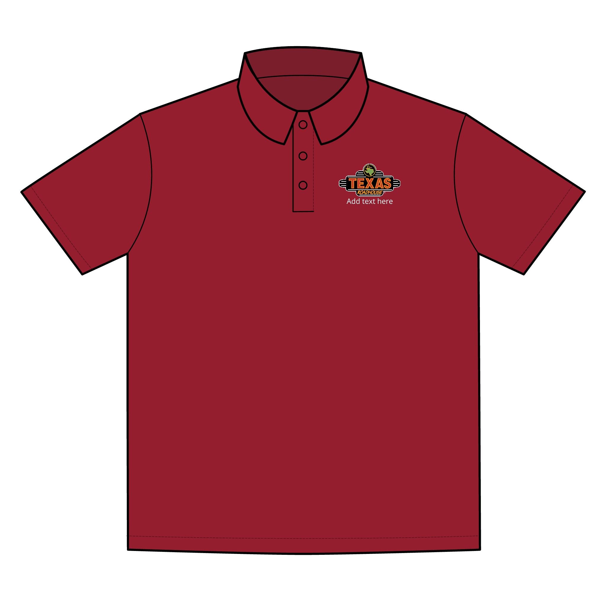 Texas Roadhouse SportTek PosiCharge Competitor™ Polo