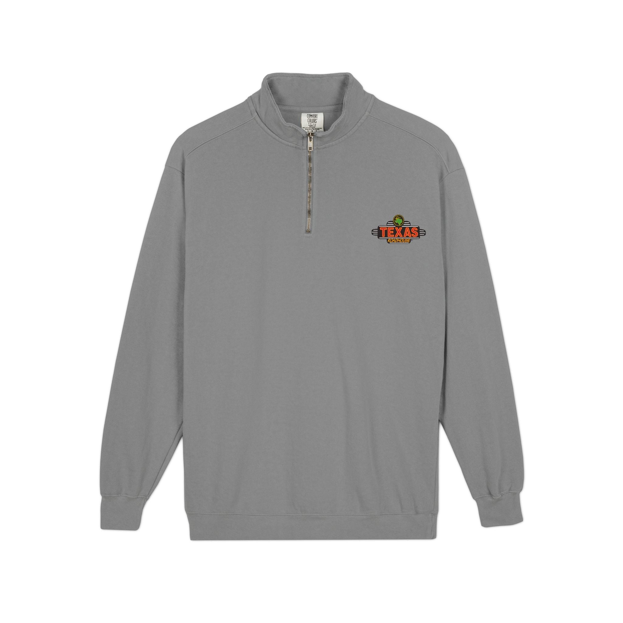 Texas Roadhouse Comfort Colors Ring Spun 1/4-Zip Sweatshirt