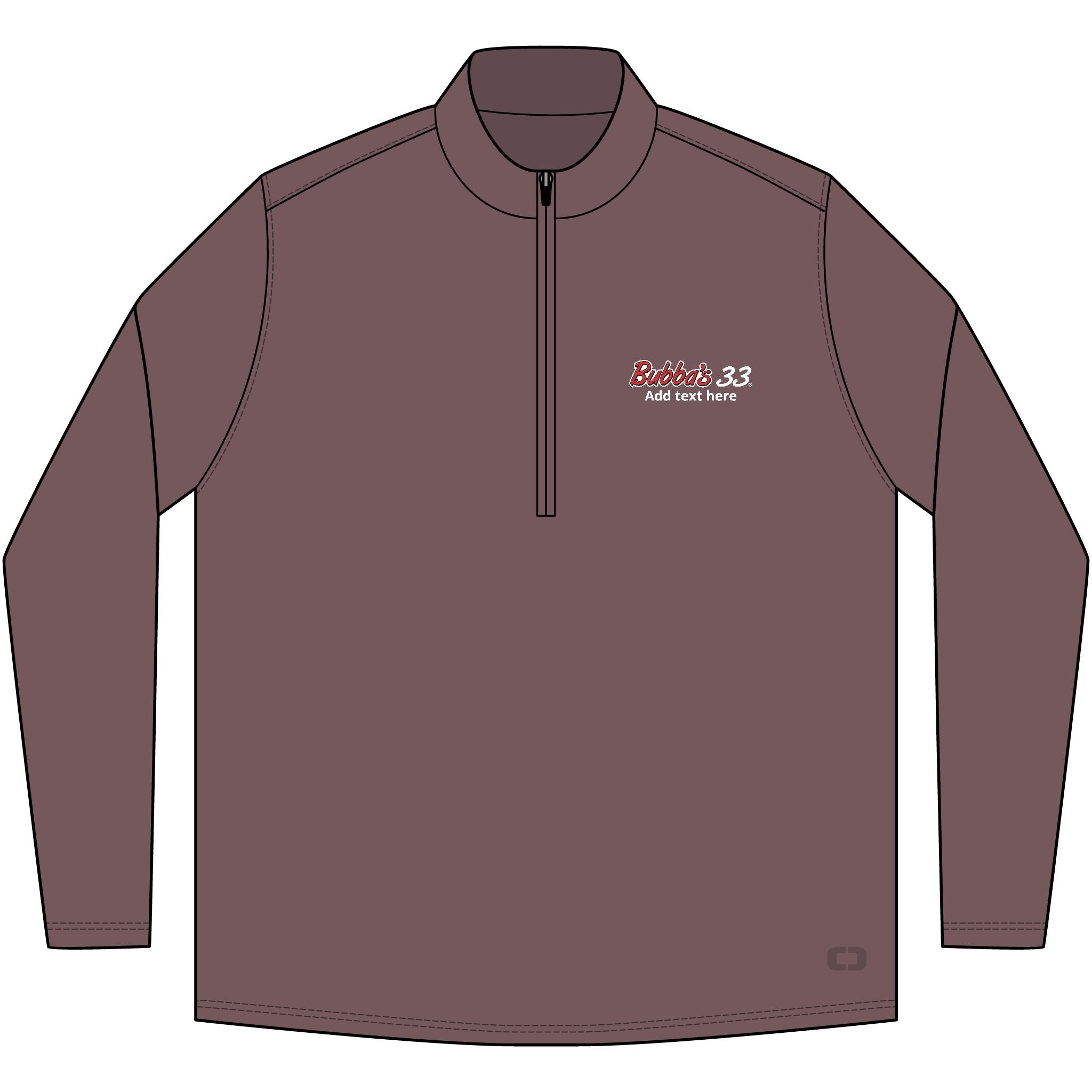 Bubba's 33 Men's OGIO Regain 1/4 Zip Pullover