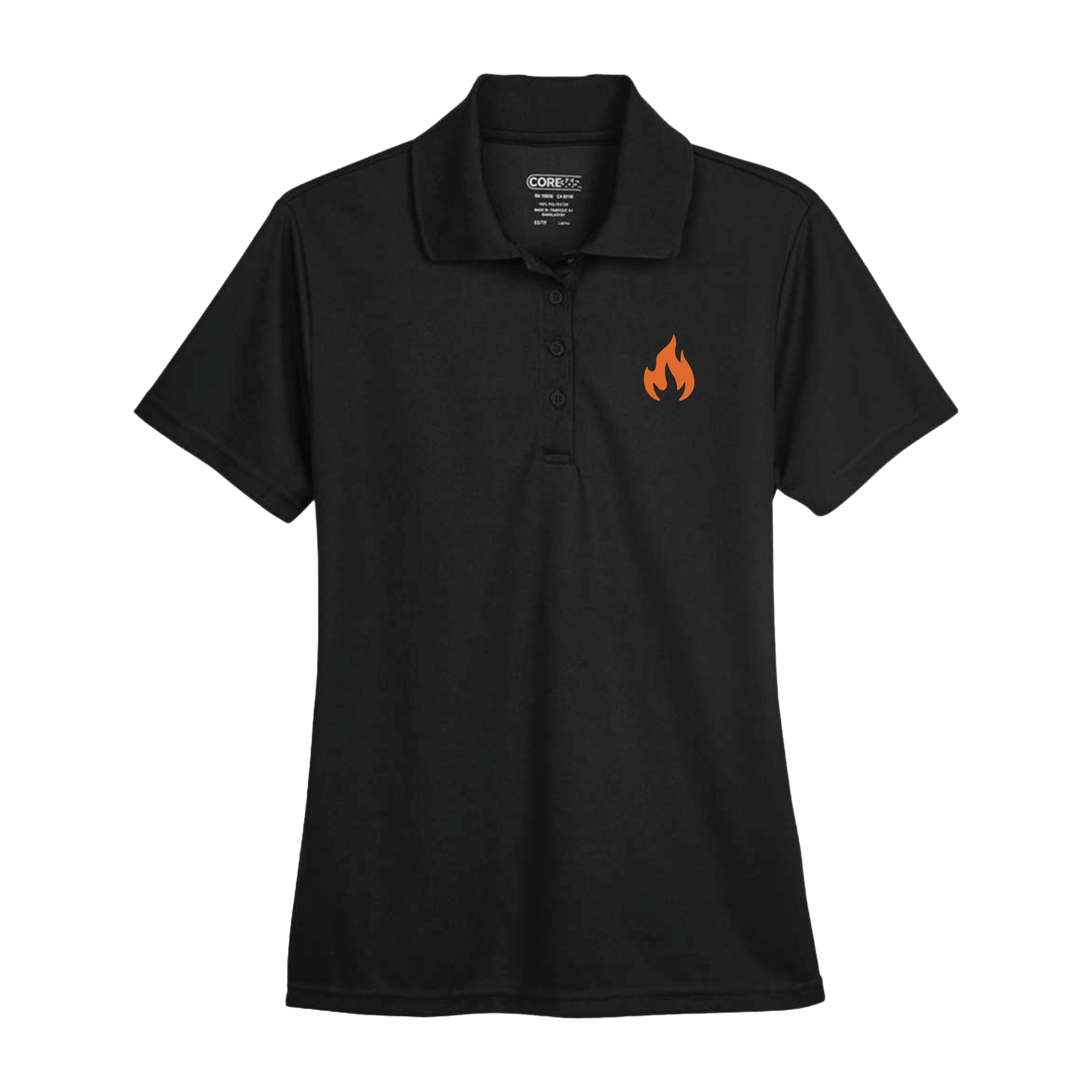 Blaze Pizza Women's Uniform Core Performance Polo - Black