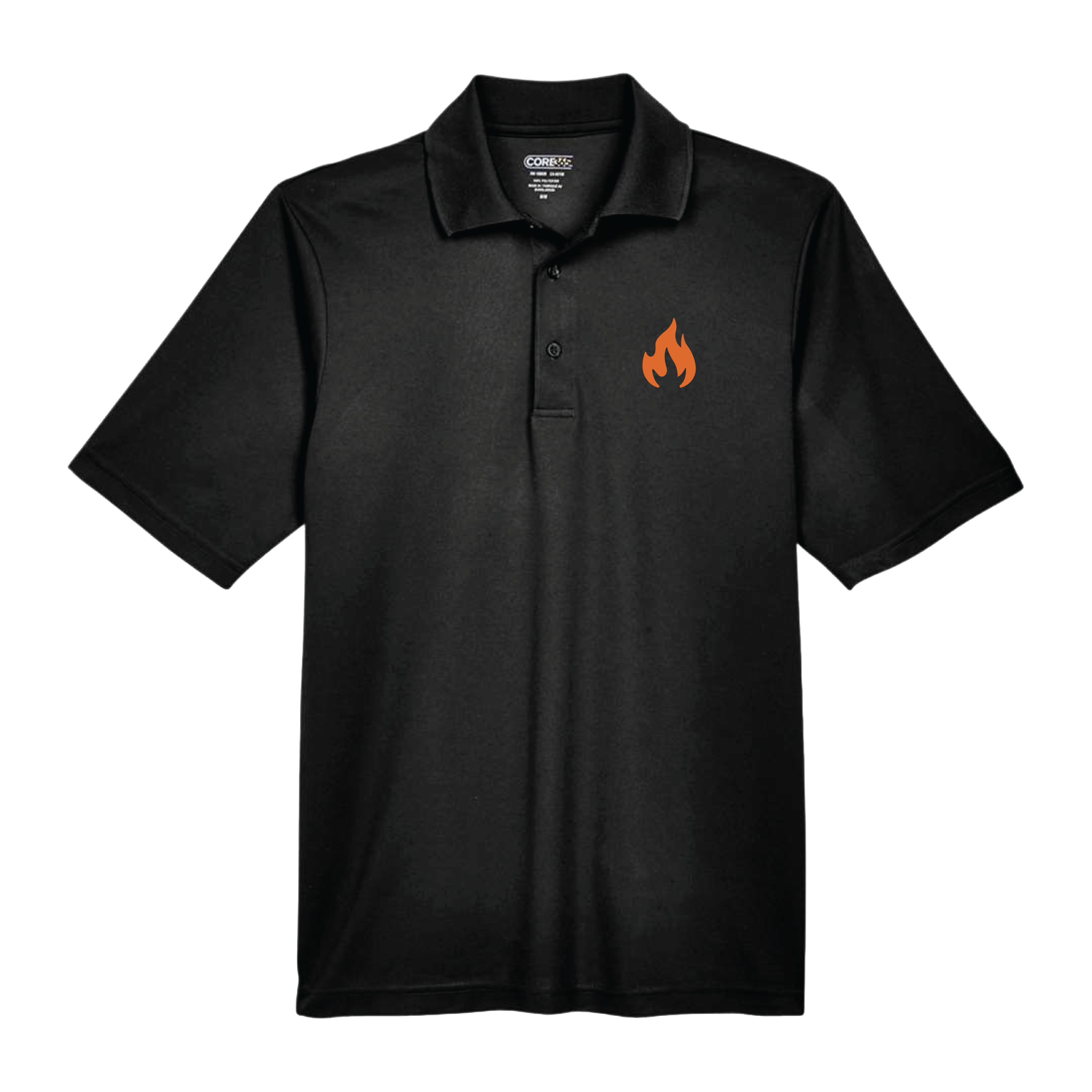 Blaze Pizza Men's Uniform Core Performance Polo - Black