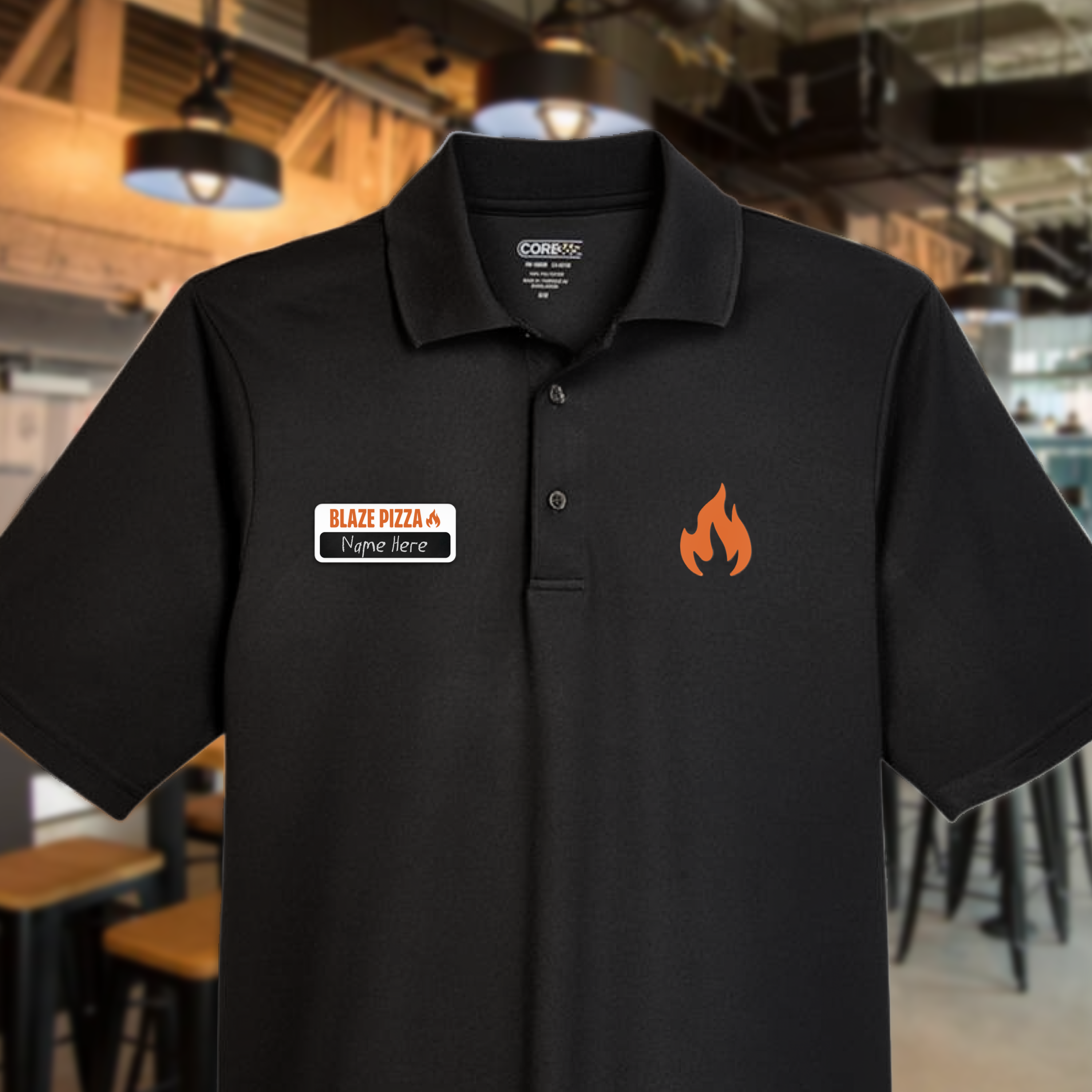 Blaze Pizza Uniform Blackboard Name Tag (10pk)