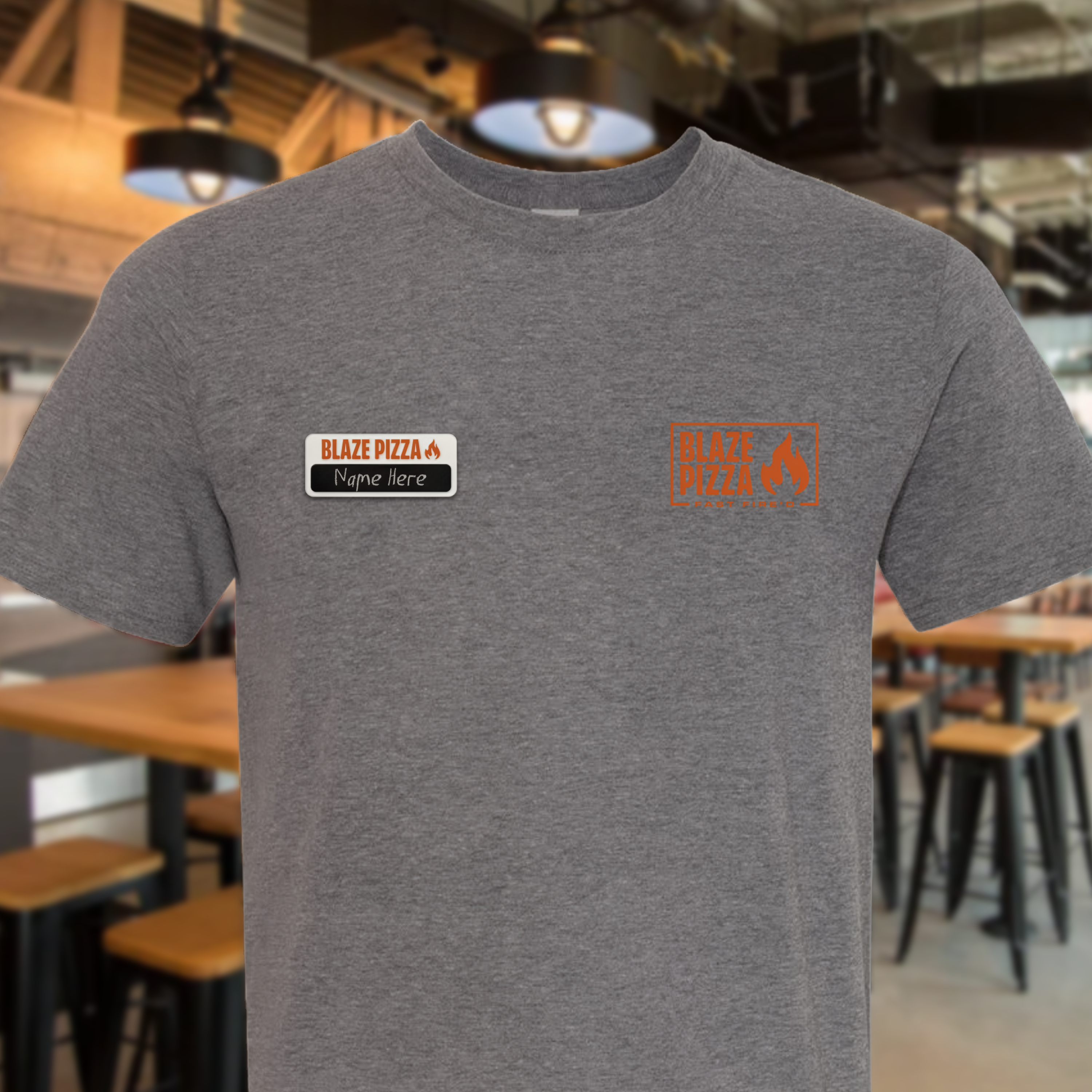 Blaze Pizza Uniform Blackboard Name Tag (10pk)