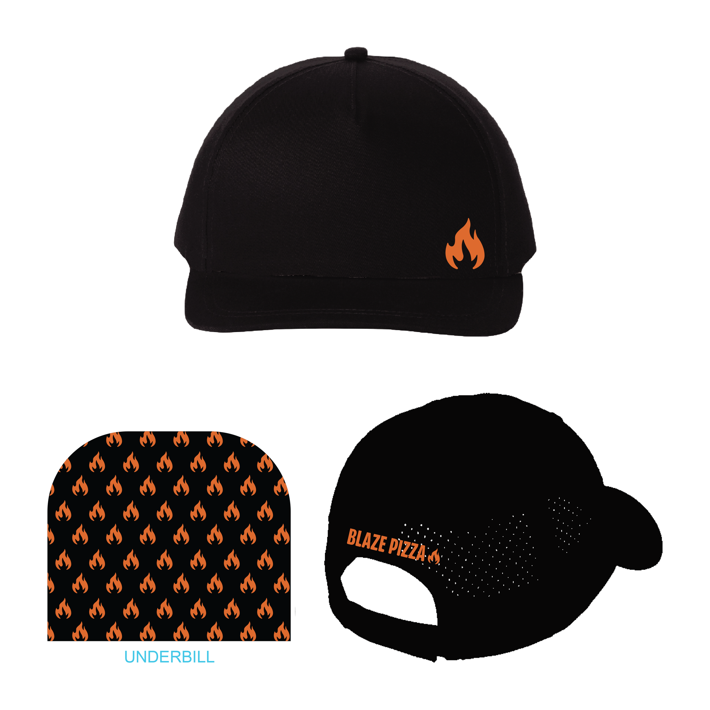 Blaze Pizza Uniform Performance Hat