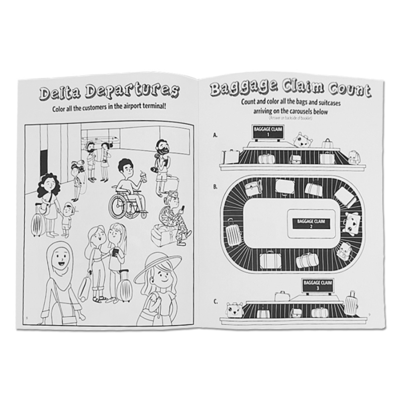 Delta Coloring Book Set - 120/Case ($0.63 EA)