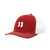 Jimmy John's Richardson Trucker Snapback Cap - Red/White