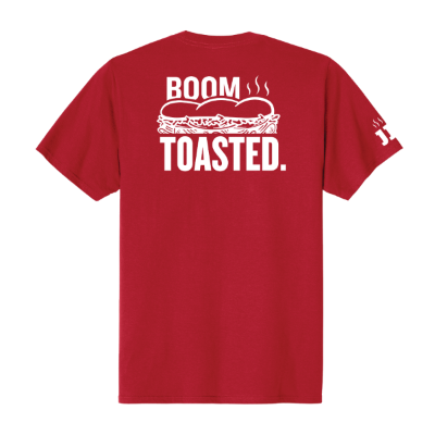 Jimmy John's Boom.Toasted. Tee - Classic Red
