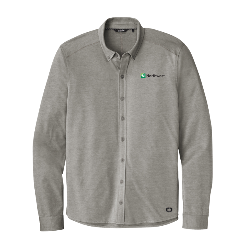 OGIO® Code Stretch Long Sleeve Button-Up