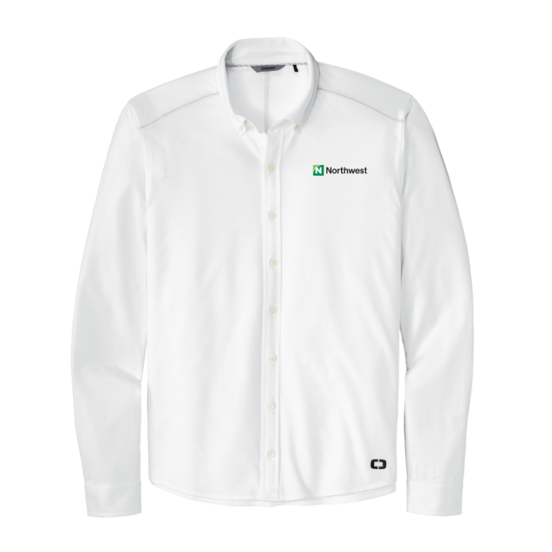 OGIO® Code Stretch Long Sleeve Button-Up