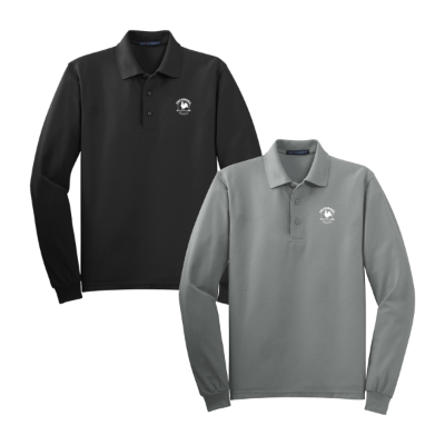 Men's Long Sleeve Silk Touch Polo