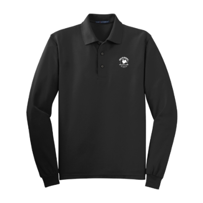 Men's Long Sleeve Silk Touch Polo
