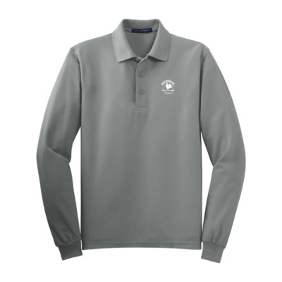 Men's Long Sleeve Silk Touch Polo
