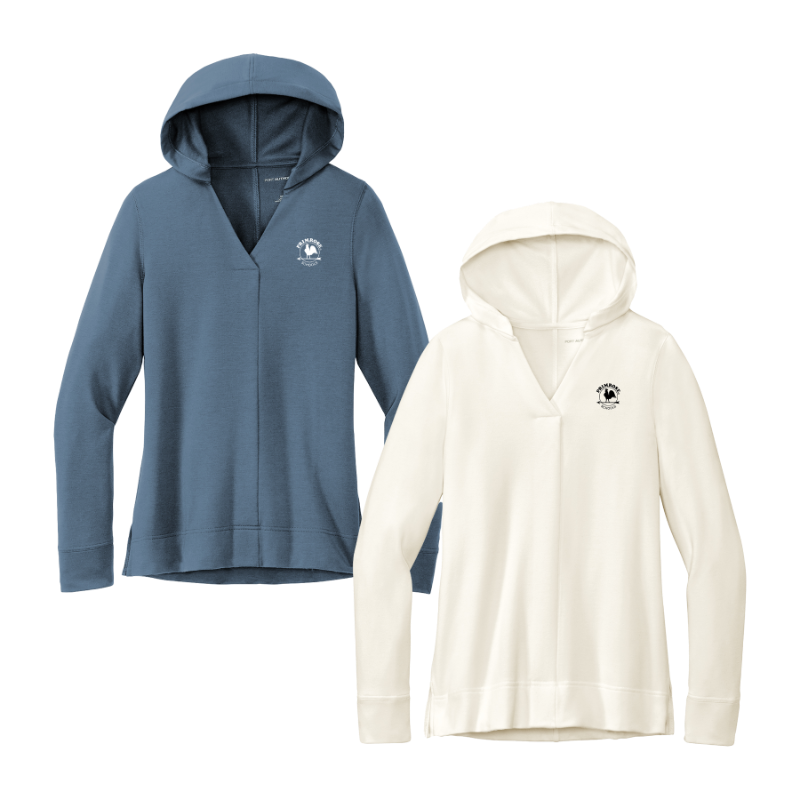 Ladies Microterry Pullover Hoodie