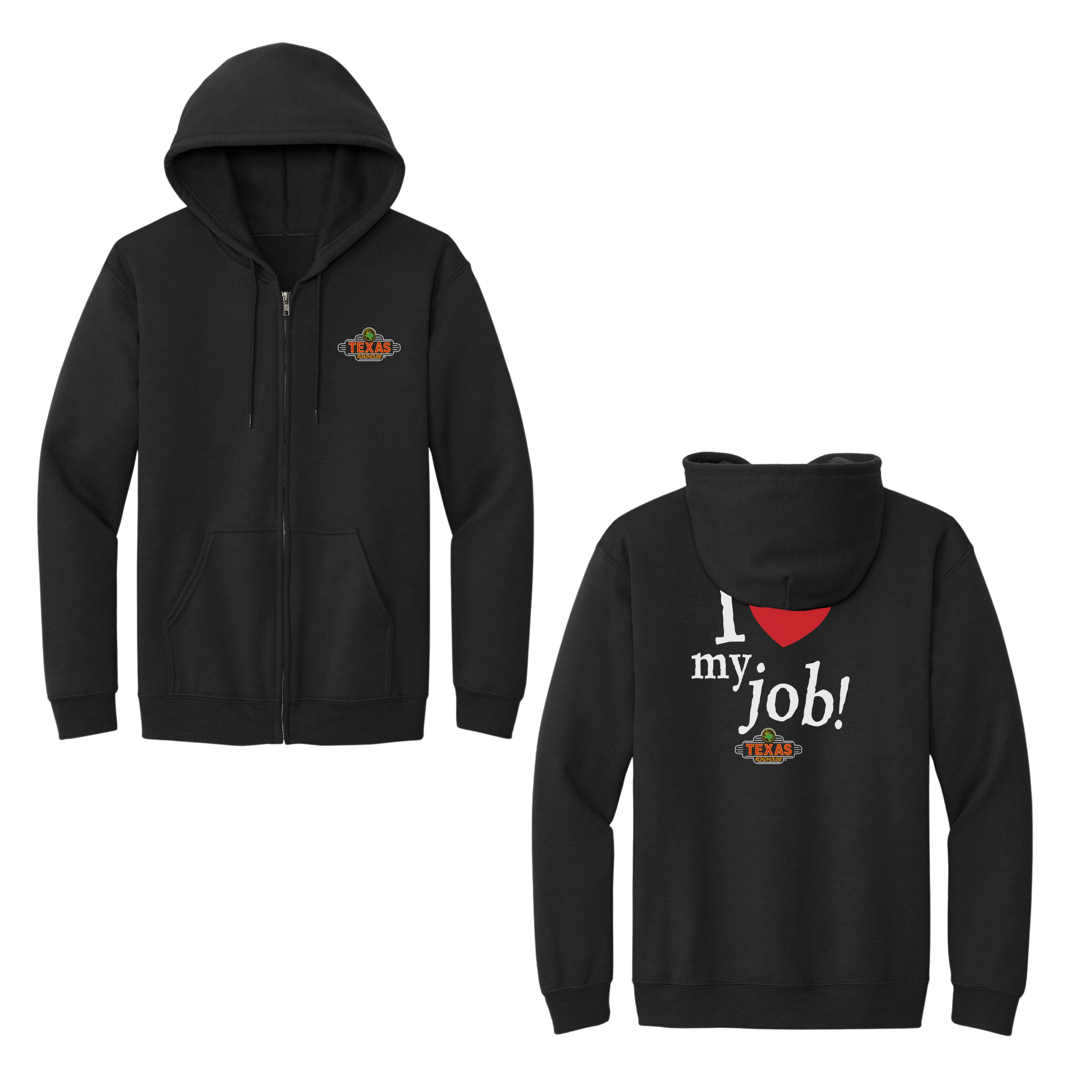 TXRH Love My Job Hooded Zip Sweatshirt
