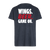 Wings. Beer. Game On. Short Sleeve Uniform Tee